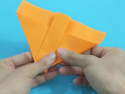 端午节折纸龙舟小船,简单几步就可以折出来,手工折纸大全视频