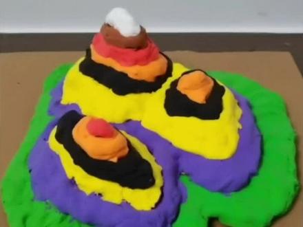 【等高线模型】
#等高线地形模型 #地理 #教具