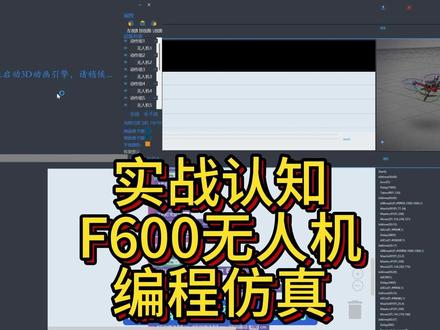 小鸟飞飞F600仿真模拟和实飞的对比 通过实际案例来给大家讲解小鸟飞飞F600无人机编程的仿真效果和实飞效果的不同点#尹老师编程 创新无人机大赛赋能