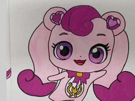 哪个爱心萌可好看呢? #奇妙萌可#儿童简笔画 #亲子互动 #画画