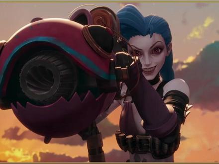 金克丝两段截然不同的人生,最后他去了诺克萨斯 #英雄联盟 #金克丝