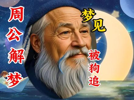 梦见被狗追#周公解梦#做梦#梦的解析