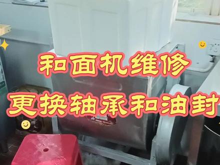 长沙和面机维修哪家强?一个电话找欧阳!#和面机维修#和面机更换轴承#和面机更换油封