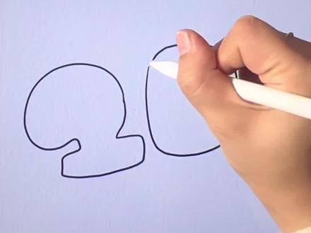 创意数学画2026 新年创意数字画又来啦,今天用2026画新年小马,祝大家马年快乐,吉祥如意#创意数字画 #新年主题画 #新年简笔画 #跟着抖音学画画 #零基础学画画