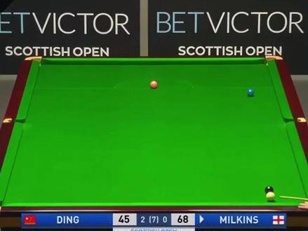 超5分就得意忘形,米尔金斯嘲讽吹口哨,丁俊晖连做斯诺硬核翻盘 #斯诺克 #台球 #丁俊晖