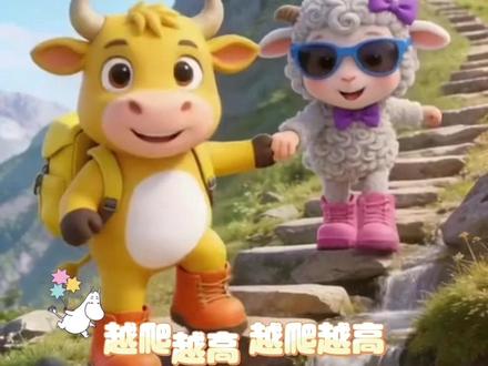 小牛小牛哞哞哞哞叫~#创作者中心 #创作灵感 #儿童益智 #宝宝儿歌 #卡通动画