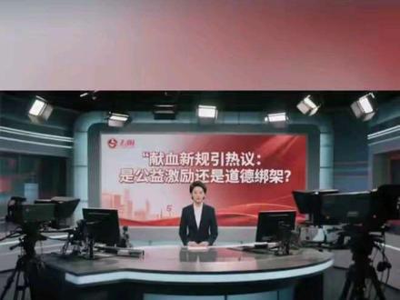 献血新规引争议:是公益激励还是道德绑架?#献血 #征信