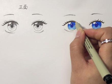 零基础漫画眼睛怎么画?
#动漫教程 #一起学画画 #眼睛画法