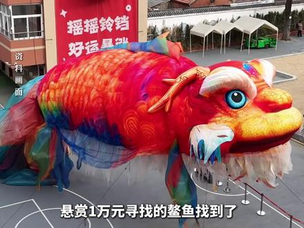 2月22日,山东济南,#悬赏1万元寻找的鳌鱼找到了 ,主人承诺兑现万元奖金。