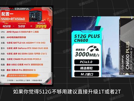 沫子主推的5套AMD整机成份咋样? 我觉得不错 #diy电脑 #618 #沫子mozz #amd #七彩虹整机
3999夯爆了,983也可以无脑入。