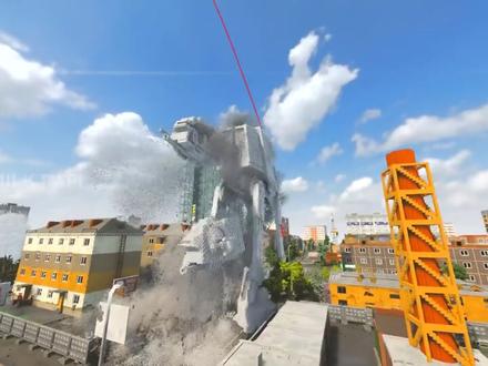 逼真的AT-AT星球大战破坏