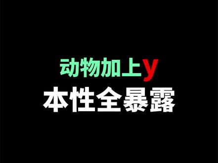 动物加上y,本性全暴露,你还知道哪些这样的单词?#背单词 #词汇 #每天学习英语一点点 #英语 #dou是知识