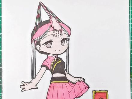 #畲族 发源于广东潮州凤凰山,也是潮州最早的土著居民,目前在全国各地都有分布。小可豆带你画遍56个民族,今天教大家画畲族卡通画。#一起学画画 #56个民族 #卡通画 #爱国主题绘画 #亲子教育 #小可豆幼小衔接