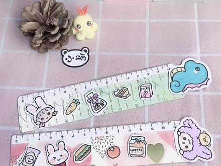 制作可以贴贴纸的直尺,贴纸可以反复利用,步骤简单易学#生活成长计划 #doudream创作者计划