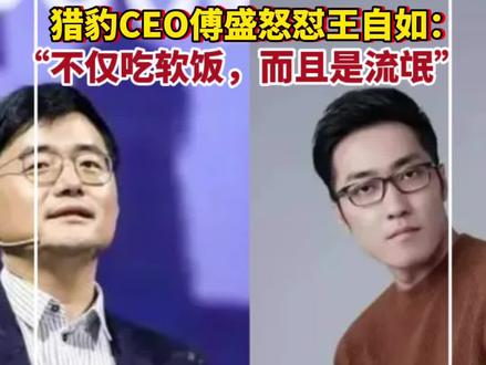 猎豹CEO傅盛怒怼王自如:不仅吃软饭,而且是流氓