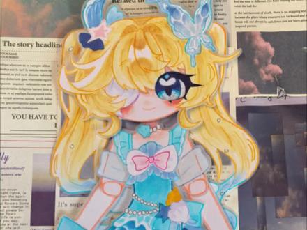 斯黛拉可动纸片人教程#可动纸片人教程 #蛋仔派对 #斯黛拉