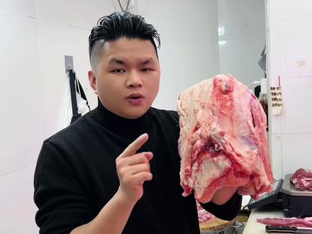 猪的淋巴肉, 槽头肉。#原创 #猪肉 #日常小常识