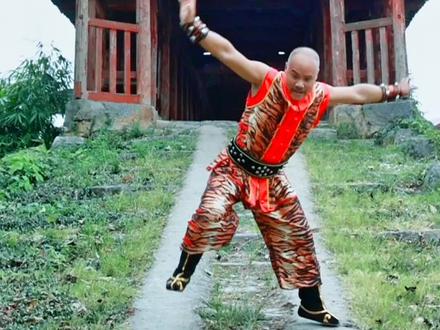 东安武术|黑虎拳第二十三代传承人:蒋练斌。#功夫 #武术