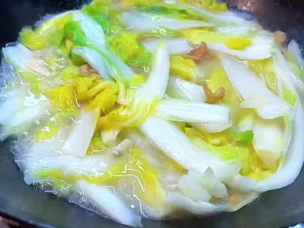 海米扒白菜、传统豫菜软烂鲜香!#同城美食 #抖音美食推荐官 #本地美食 #原汁原味 #煜丰汴京烤鸭