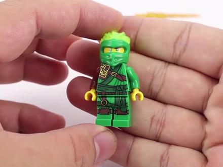 乐高幻影忍者积木8合1套装劳埃德的泰坦机甲组装过程