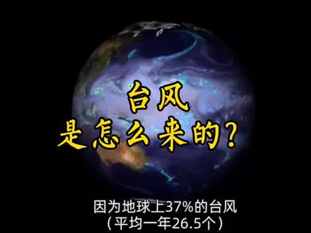 #台风,是怎么来的?