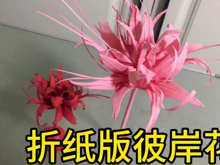 OK了,折纸版已发#dou上热门 #手工#彼岸花#折纸