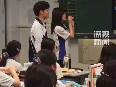 6月5日,深圳翠园中学的师生以“双向奔赴”的方式上完高中的最后一课。#2025高考 #高考#最后一节课
