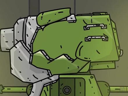 坦克世界动画:kv-44的修理事件#坦克 #经典游戏 #单机游戏 #高燃混剪