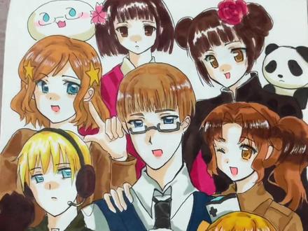 鬼知道我拍了多少遍#黑塔利亚 #娘塔利亚 #galgame