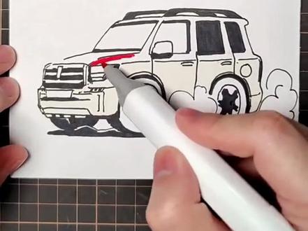 国产全新SUV坦克500#马克笔绘画 #马克笔 #简笔画 #画画 @坦克
@抖音小助手