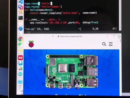 树莓派电脑最好的用途之一。#智能家居 #树莓派 #少儿编程