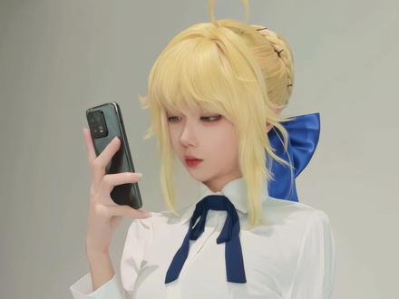 当我把Saber常服穿到日常里 #Saber #穿搭 #阿尔托莉雅 #cos