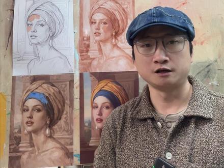 打假某绘画博主用AI冒充自己的画作 某位绘画博主近日画技突飞猛进,佳作频出,但仔细观看就能发现猫腻,其实是用AI喷绘假装自己的作品欺骗消费者购买或订制,请大家擦亮眼睛#315打假 #绘画 #油画订制 #艺术 #AI
