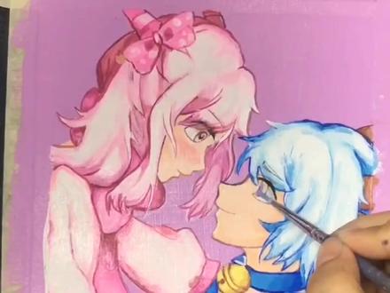 老爸画的喜美羊VS我画的喜美羊#手绘 #喜羊羊与灰太狼