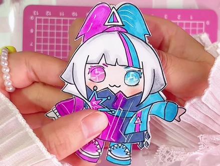 你们要的音爆耀星蛋仔纸片人来啦#音爆耀星 #可动纸片人 #可动纸片人教程 #抖音小助手 #DOU+小助手