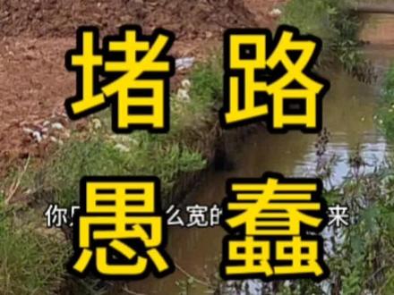 真诚喊话堵路的人:把你的挖机开走,把路清理出来#社会百态
