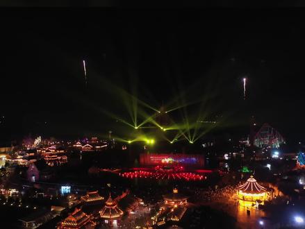 #烟花秀之夜 蝴蝶泉追梦焰火世界