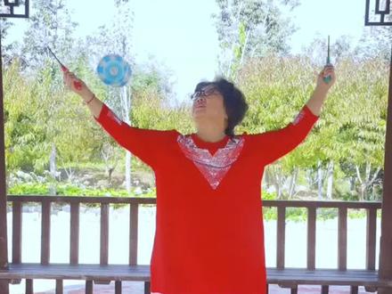 空竹基本套路:后肩接 #抖空竹 #运动 #健身 #非遗传承