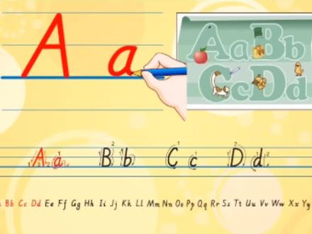 26个字母的书写展示(1)~Aa-Nn🌞📜🖍#英语启蒙#少儿英语