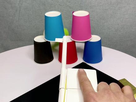 制作童年折纸枪升级版,让孩子也感受一下咱们小时候的玩具吧!#折纸#手工#儿童玩具