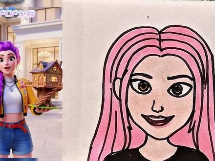 猎魔女团#简笔画 @抖音小助手 @抖音创作者中心 @抖音青少年