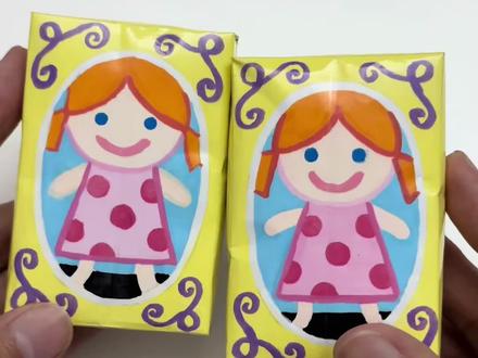 自制小猪佩奇娃娃捏捏
#手工diy #自制捏捏乐 #纸捏捏