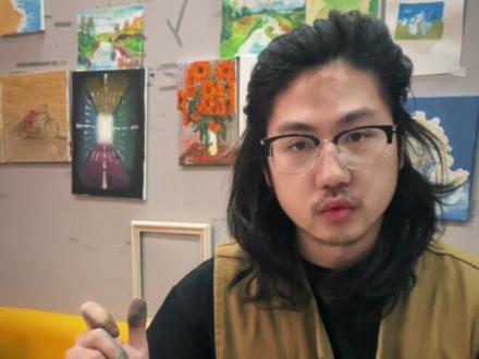 爽的停不下来,连画的第二张人物.
#画画 #油画棒