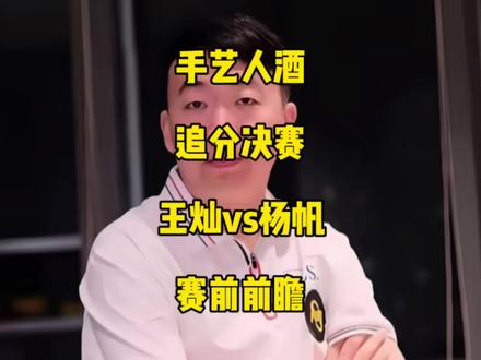 手艺人酒追分赛决赛,王灿vs杨帆赛前前瞻,俩人谁能如愿捧杯?#王灿 #扬帆 #台球🎱 #手艺人酒追分赛