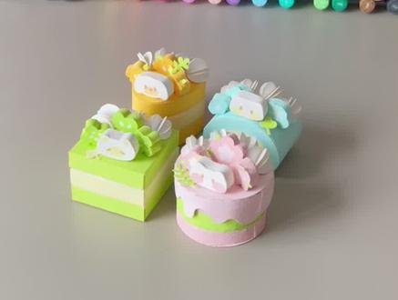 手工教程|自制春日小蛋糕 #手工 #diy #自制
