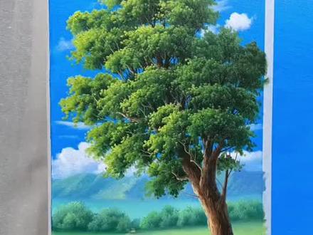 没学过油画看一遍就知道怎么画了 #油画入门