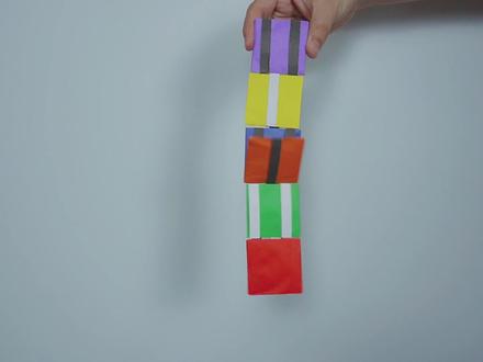 教你自制民间传统手工玩具,折纸翻翻乐!#手工diy #折纸 #解压