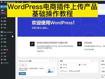 独立搭建电商平台 第九集:wordpress电商插件中上传产品,完成测试整个支付流程,算是基本操作的演示 #跨境电商 #电商创业 #网站 #wordpress #独立站