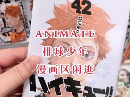 今天和大家一起看看#排球少年 #animate 漫画区!