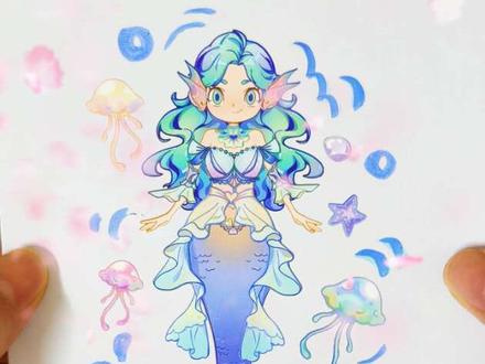 💥到底谁才是真正的美人鱼🧜🏻♀️公主,🌹你们快来评选一下💢💢#创意手工 #人鱼公主 #脑洞大开 #跟着抖音学画画 #亲子互动 @DOU+小助手